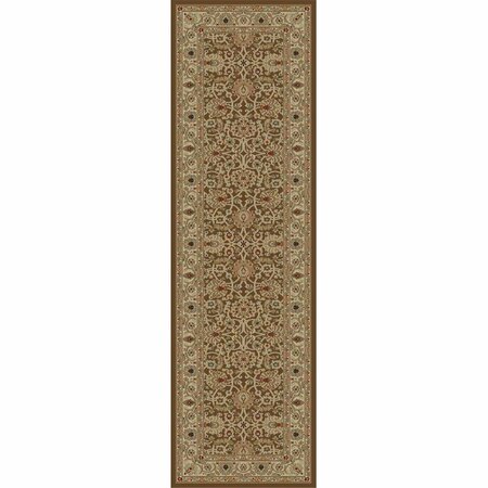 CONCORD GLOBAL TRADING 9 ft. 3 in. x 12 ft. 6 in. Ankara Mahal - Brown 65588